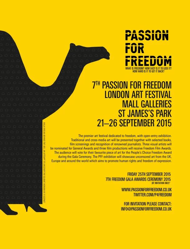Passion for Freedom event artwork